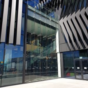 Waikato University Tauranga Campus - Steel frame for Glass Eaves