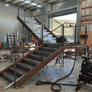 Architectural Steel Staircase - Tauranga